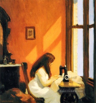 Edward Hopper Werke - Mädchen an einer Nähmaschine Edward Hopper
